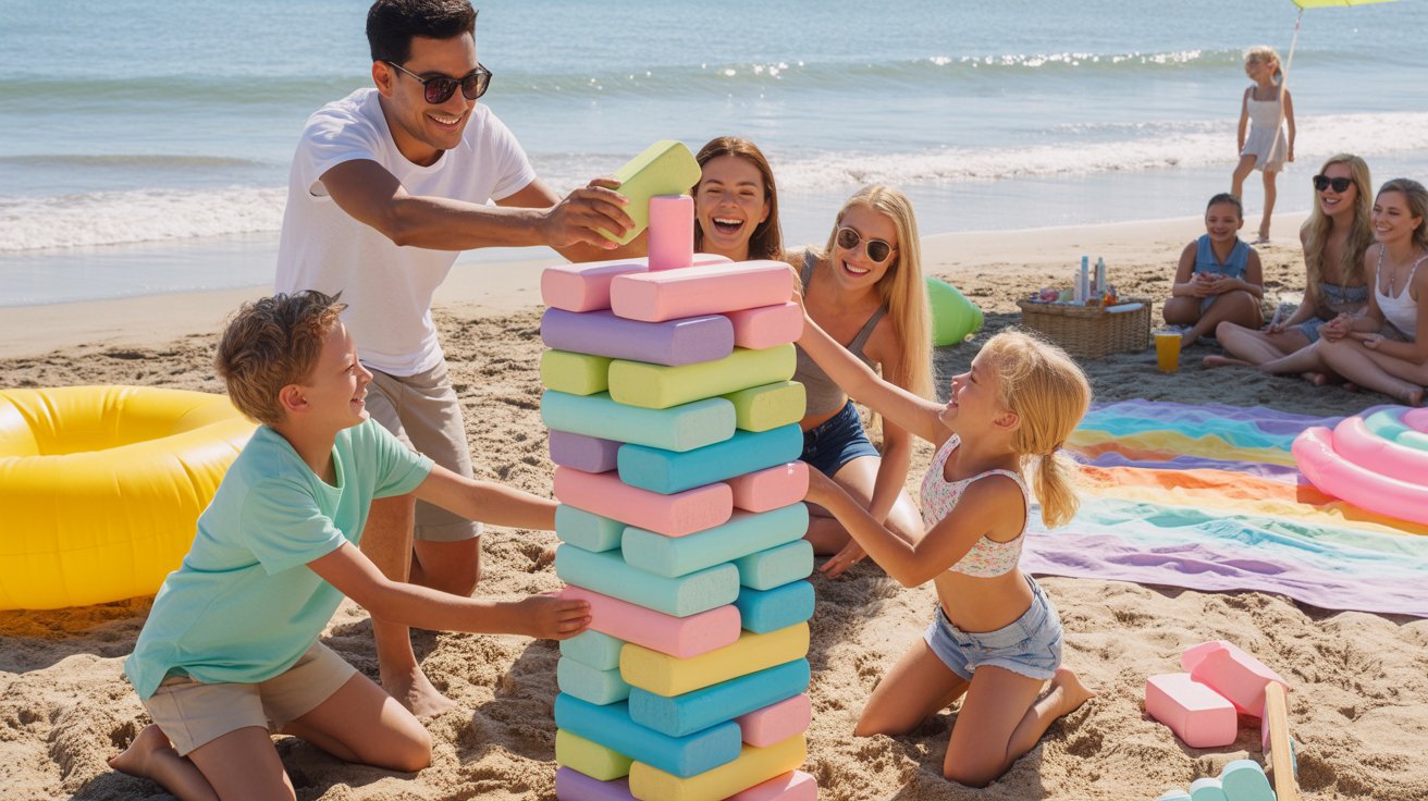 Shop Sunnylife Giant Jumbling Tower: 54 Blocks of Epic Fun!